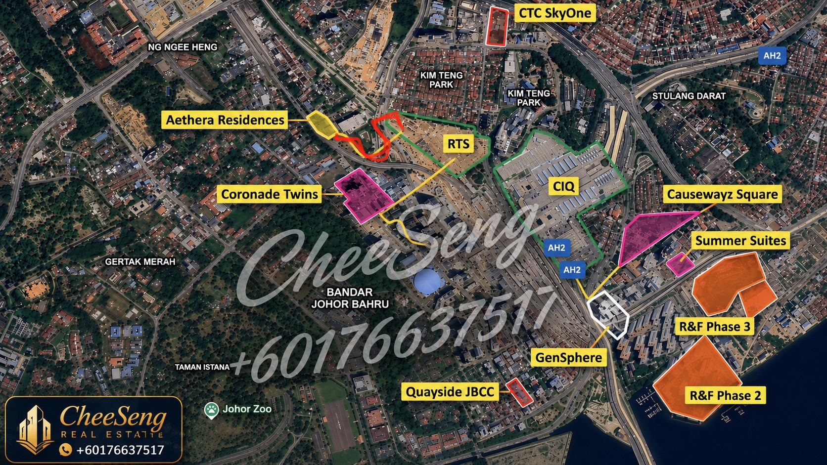 RTS and CIQ project map